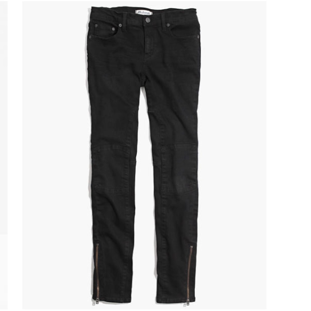 Skinny Skinny Zip Jeans in Rebel Wash